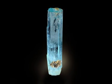 Aquamarine crystal with Muscovite Photo