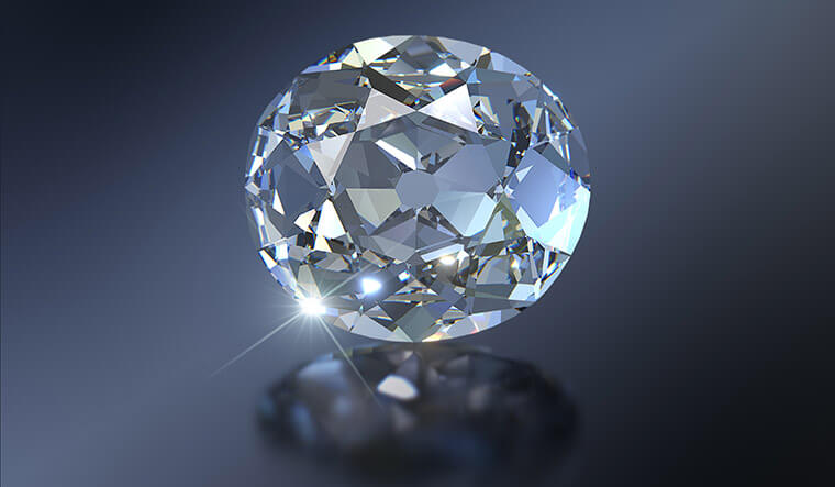 Koh-i-Noor diamond Fine Art Minerals