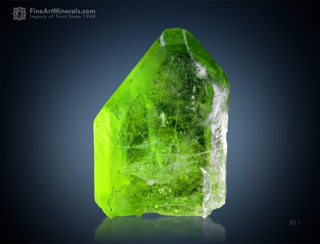 Rare Peridot with Ludwigite Inclusions-A Stunning and Unique Gem from Pakistan