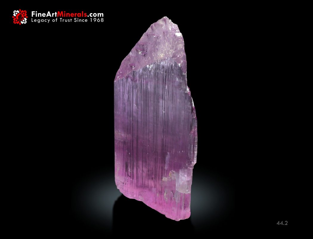 Double-Terminated Kunzite Crystal from Afghanistan