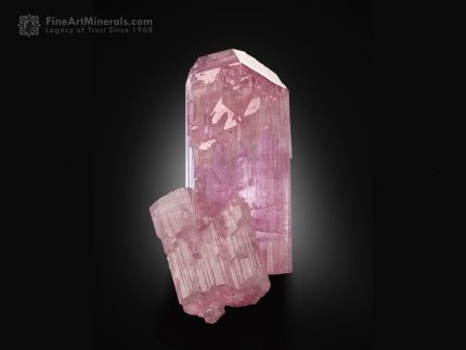 Pink Crystal Tourmaline Cluster From Afghanistan
