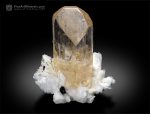 Topaz with Schorl-Mica and Snow White Albite