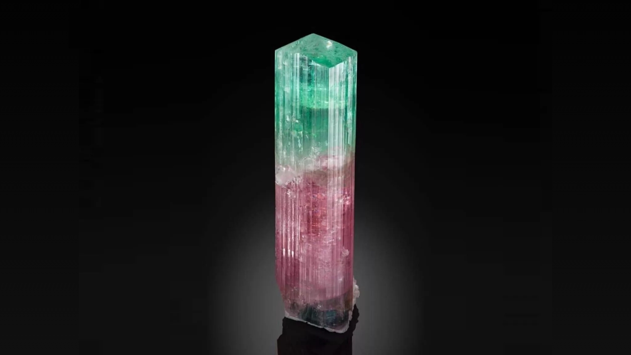 Rare Bi-Color Tourmaline Minerals From Afghanistan