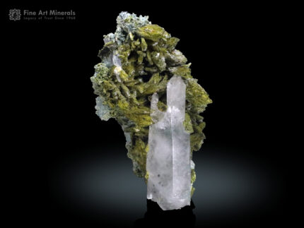 Phantom Inclusion Chlorine Quartz with Epidote from Pakistan