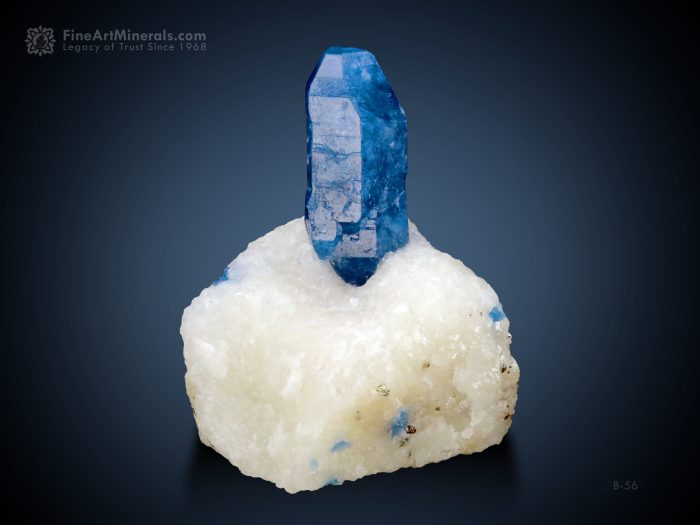 Afghanite Crystal on Calcite