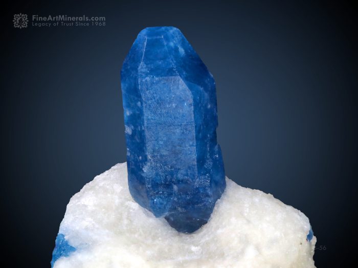 Afghanite Crystal on Calcite