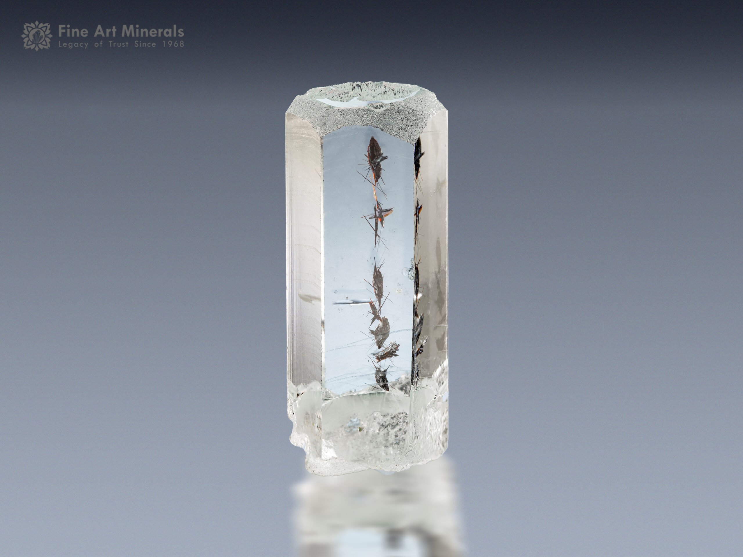 Weird Inclusion Aquamarine Crystal from Shengus Pakistan