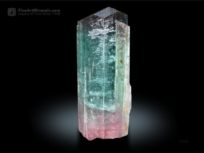 Bi Color Tourmaline Crystal