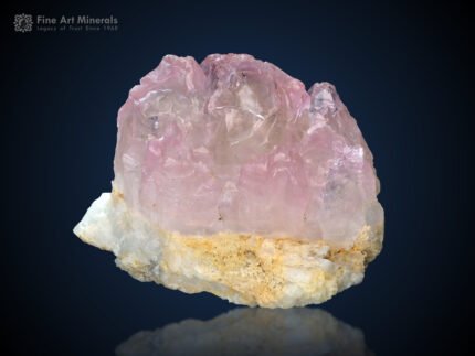 Pink Rose Quartz on Matrix from Kunar Afghanistan