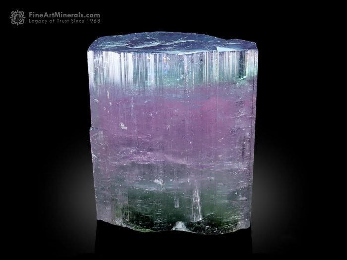 Tri Color Tourmaline Crystal