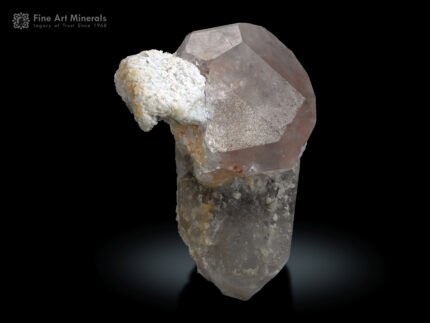 Morganite with Quartz from Paprok Afghanistan