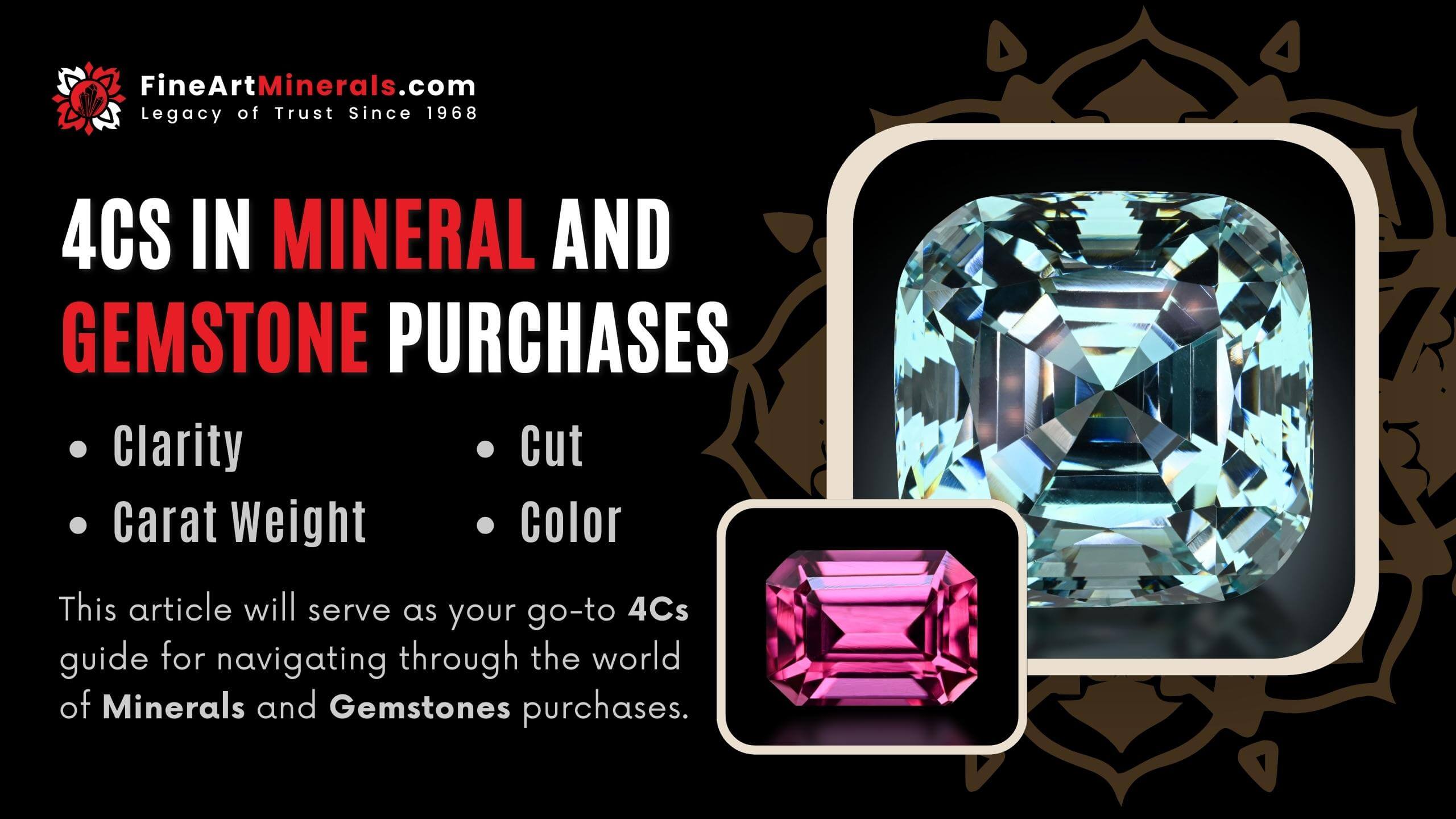 Understanding the 4Cs in Mineral and Gemstone Purchases