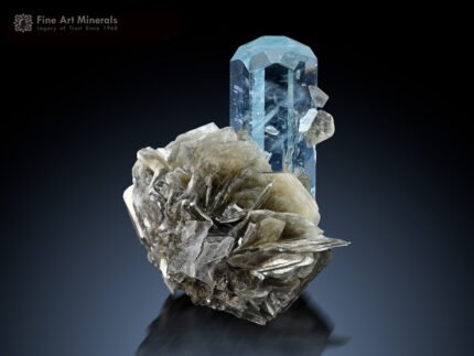 Aquamarine with Muscovite from Nagar Pakistan