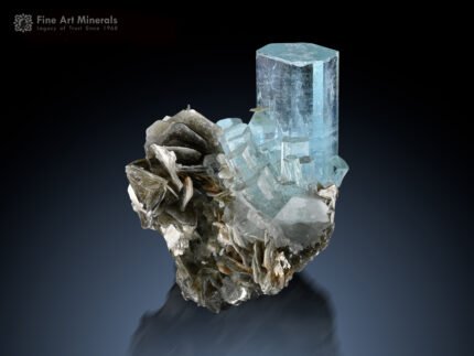 Aquamarine with Muscovite from Nagar Pakistan