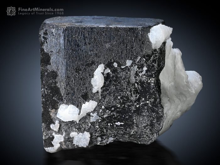 Mangano Columbite Crystal on Albite Matrix from Kunar Afghanistan