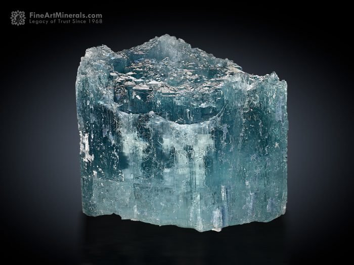 Etched Aquamarine Crystal from Shigar Pakistan