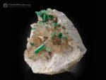 Emerald with Quartz on Matrix from Panjsher Afghanistan