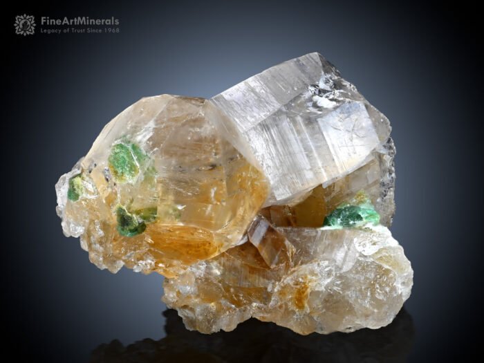 Emerald Included Quartz from Panjsher Afghanistan