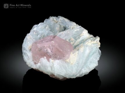 Morganite with Cleavelandite from Kunar Afghanistan