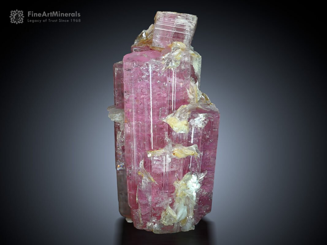 Pink Tourmaline with Muscovite from Nuristan Afghanistan