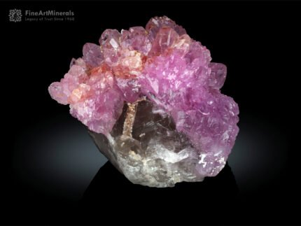 Pink Rose Quartz with Smoky Quartz from Kunar Afghanistan