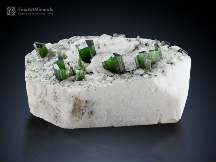 Tourmaline Cluster on Matrix from Afghanistan