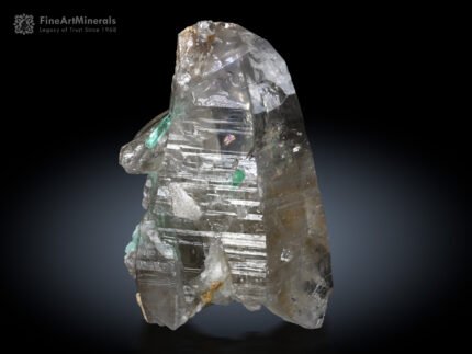 Smoky Quartz with Emerald inclusion from Panjsher Afghanistan