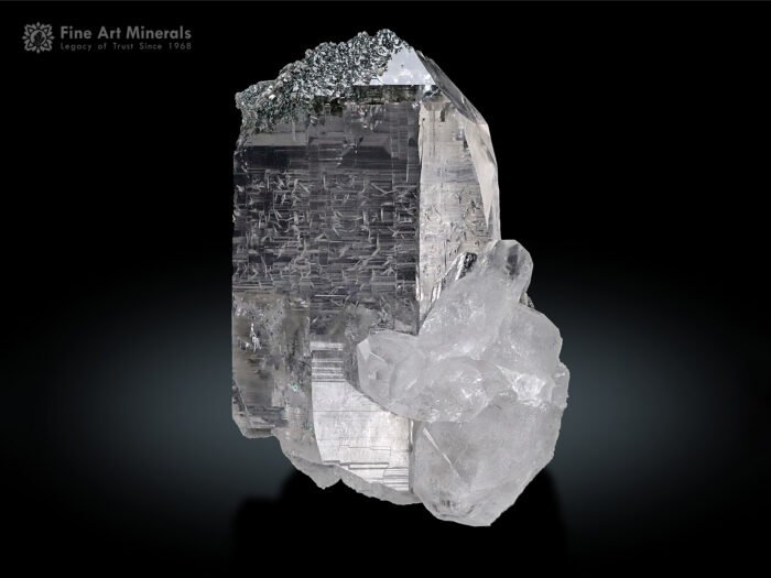 Quartz with Hematite and Mica spray on Top from Pakistan