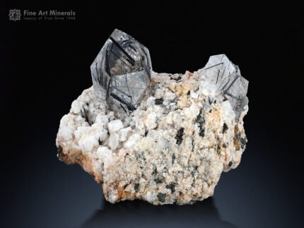 Riebeckite included Quartz on Matrix from Zagi Pakistan