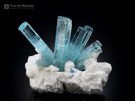 Aquamarine Cluster on Matrix from Shigar Pakistan