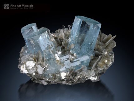 Aquamarine with Muscovite from Nagar Pakistan