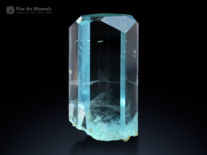 Aquamarine Crystal with Schorl from Shigar Pakistan