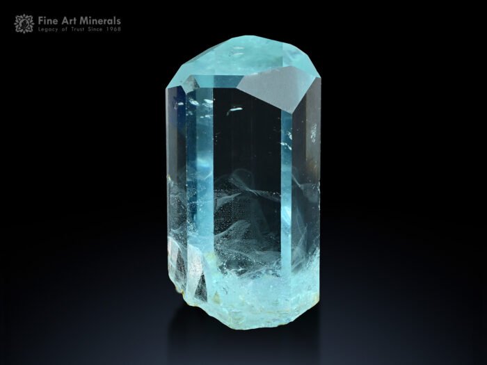 Aquamarine Crystal with Schorl from Shigar Pakistan