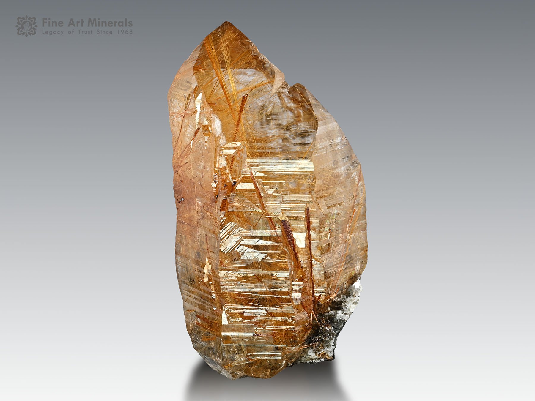 Rutilated Quartz Crystal from Pakistan