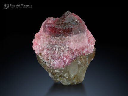 Pink Rose Quartz on Quartz from Afghanistan