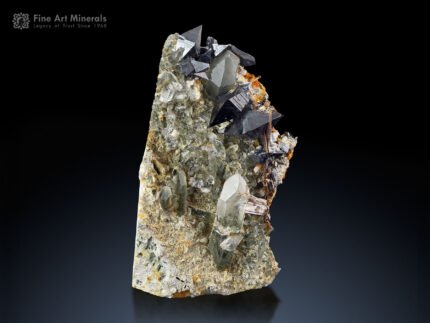 Anatase with Brookite and Quartz from Pakistan