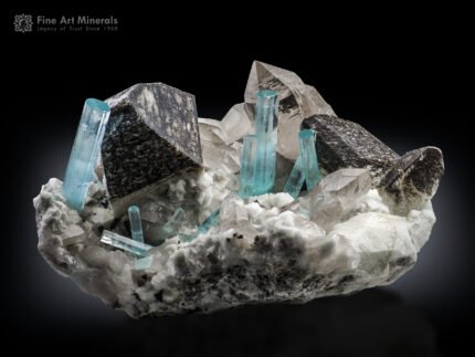 Crown of Shigar Aquamarine with Quartz from Pakistan