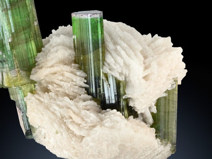 Tourmaline with Lepidolite from Paprok Afghanistan