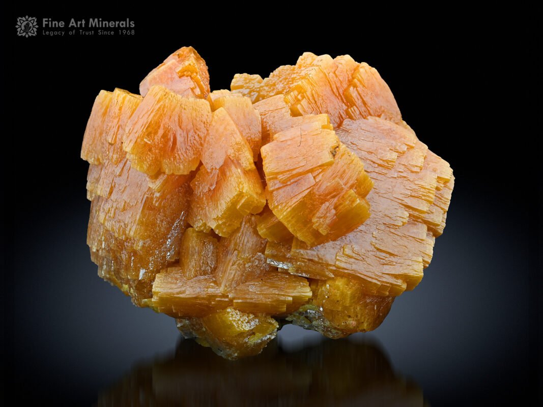 Wulfenite Cluster from Mexico