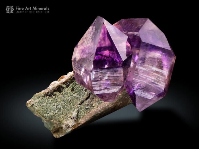 Amethyst on Matrix from Namibia