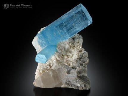 Aquamarine with Quartz from Pakistan