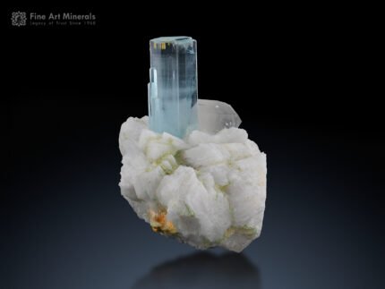 Aquamarine with Quartz and Feldspar