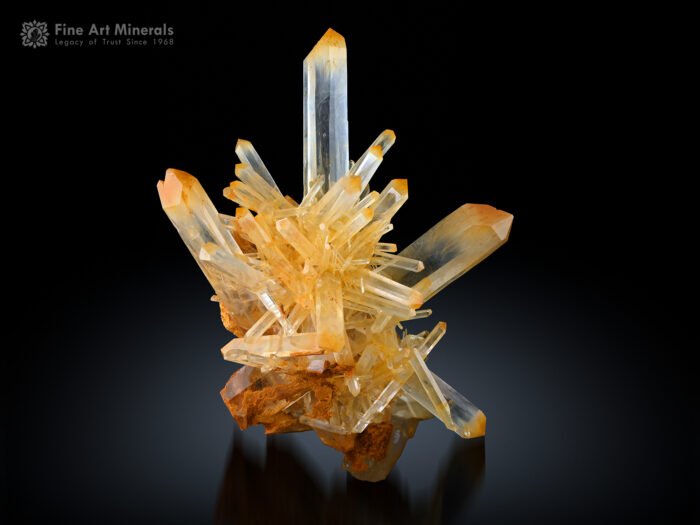 Mango Quartz Cluster from Colombia