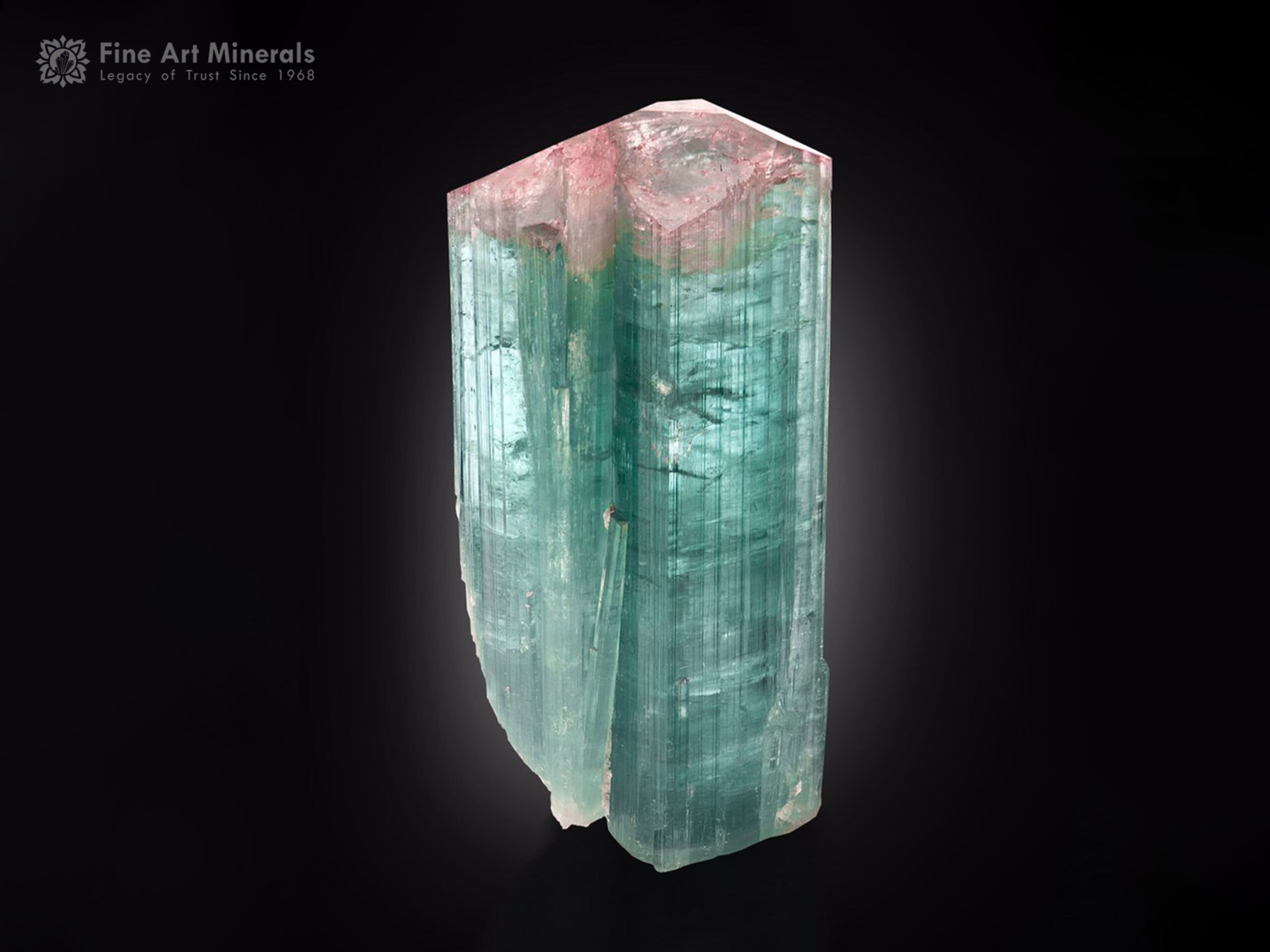 Seafoam twin Tourmaline Crystal from Afghanistan