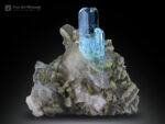 Aquamarine with Smoky Quartz from Pakistan