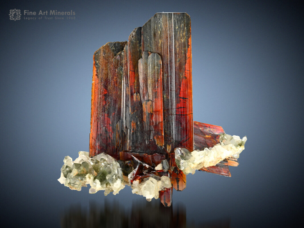 Brookite cluster With Quartz from Pakistan