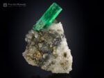 Emerald with Calcite from Colombia