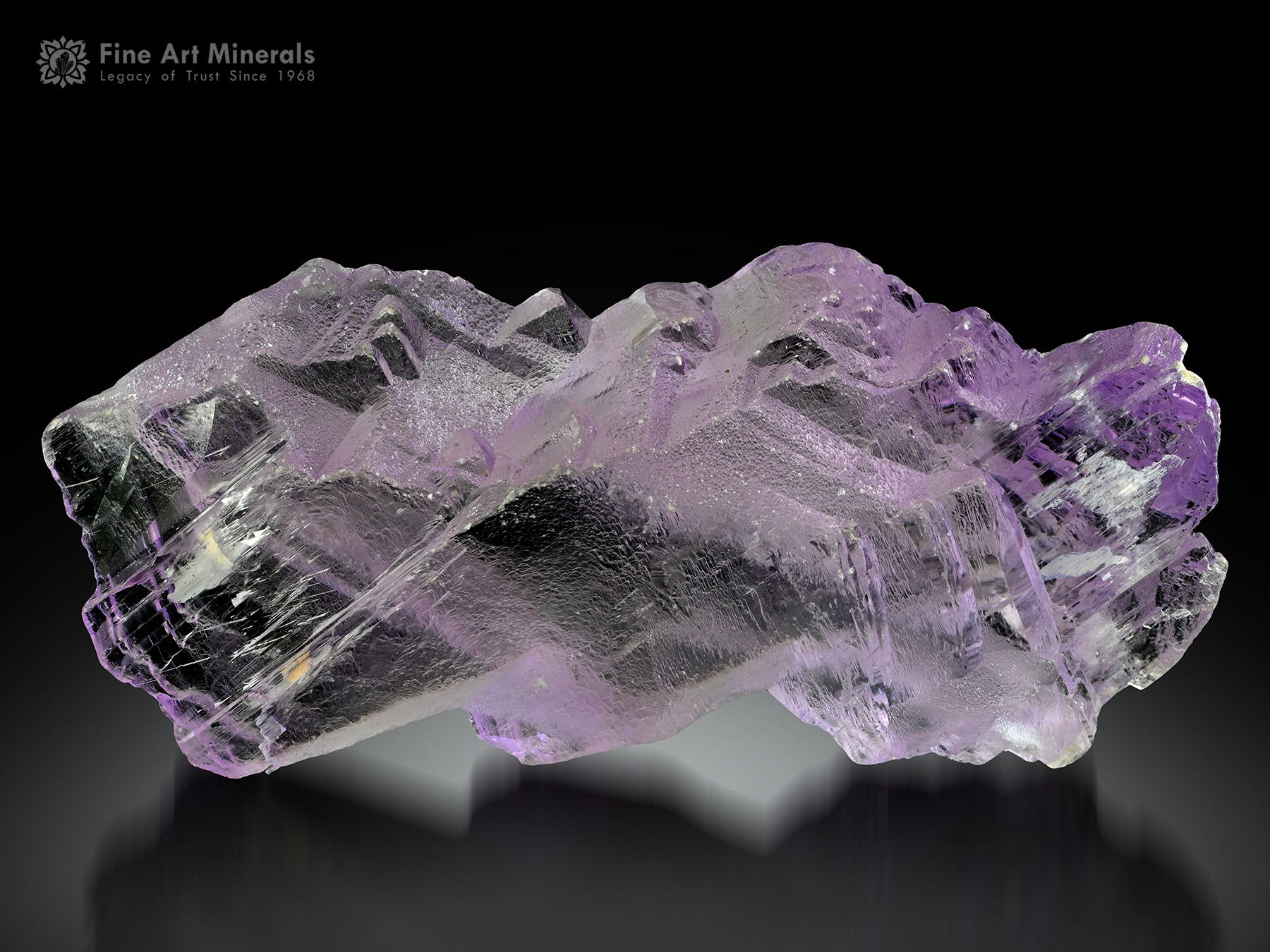 Etched Floater Kunzite from Afghanistan