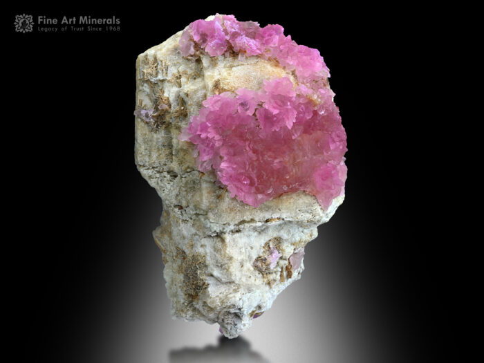 Pink Rose Quartz on Matrix from Kunar Afghanistan