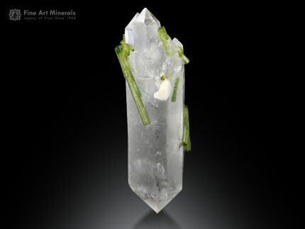 Quartz with Tourmaline from Chhappu Pakistan